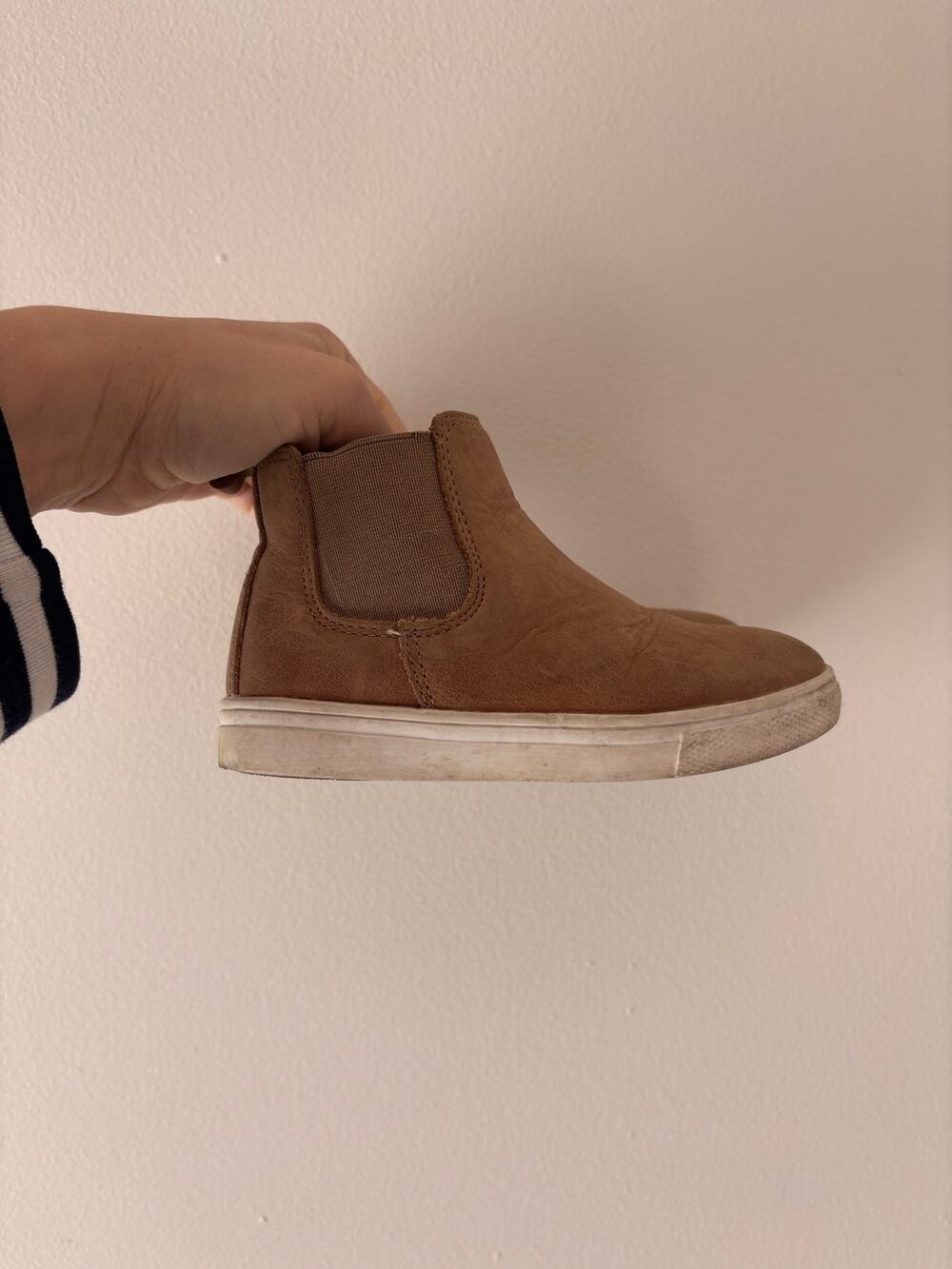Consciously Baby Toddler Leather Boots Sz 7